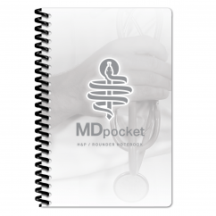 MDpocket® History & Physical Rounder Notebook